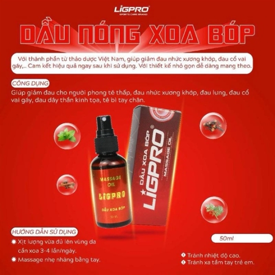 DẦU XOA BÓP LIGPRO